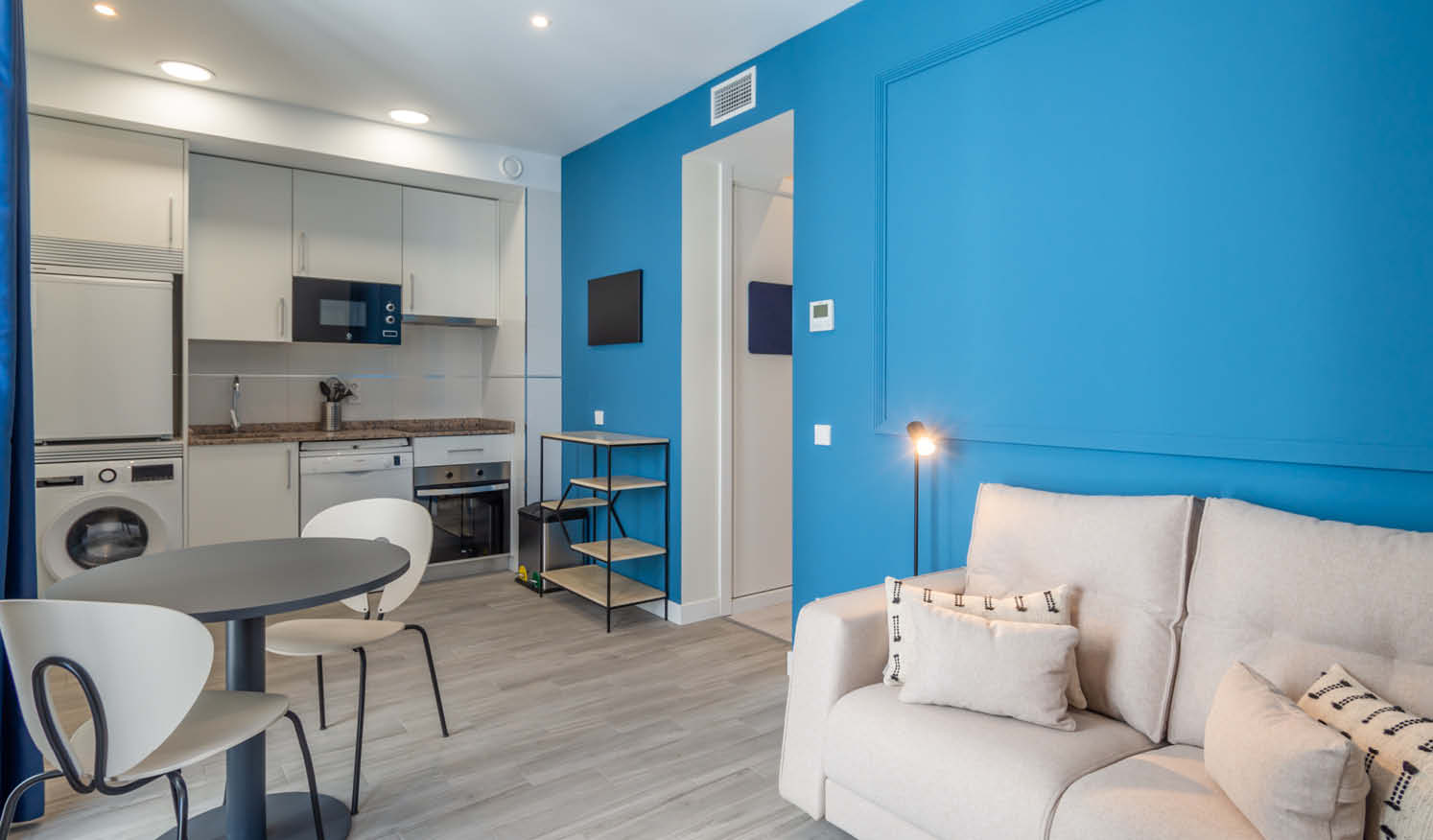Apartamentos flexibles en Madrid_Salón