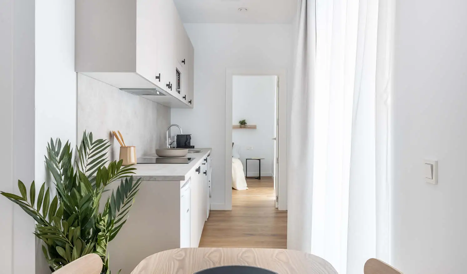 Apartamentos turísticos Líbere Ciudad Real_Living Carpintería a medida cocina