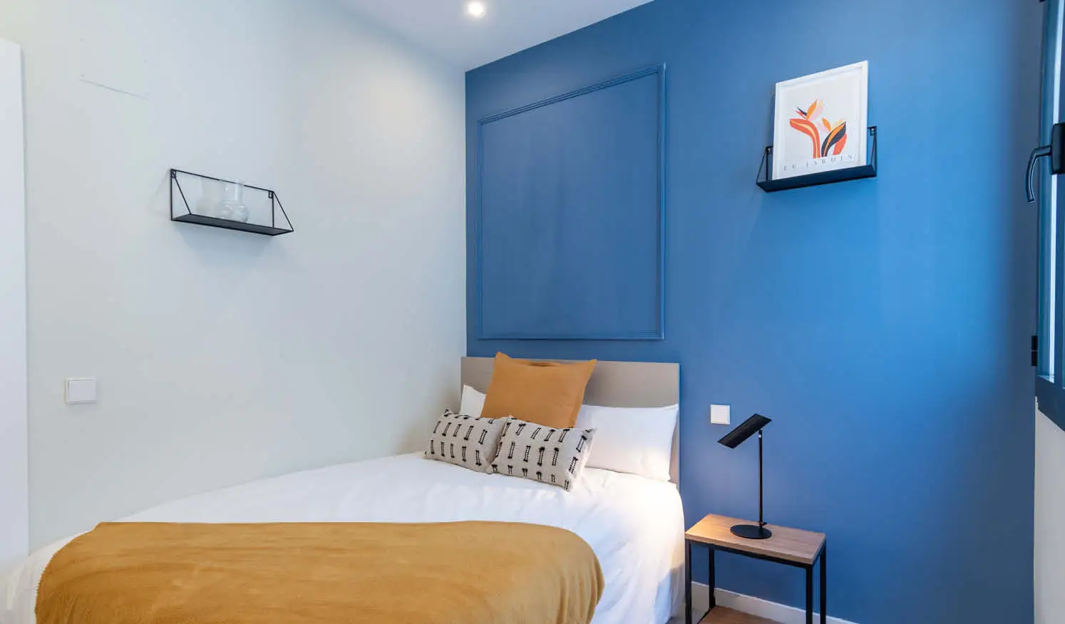 Apartamentos flexibles en Madrid_Dormitorio individual