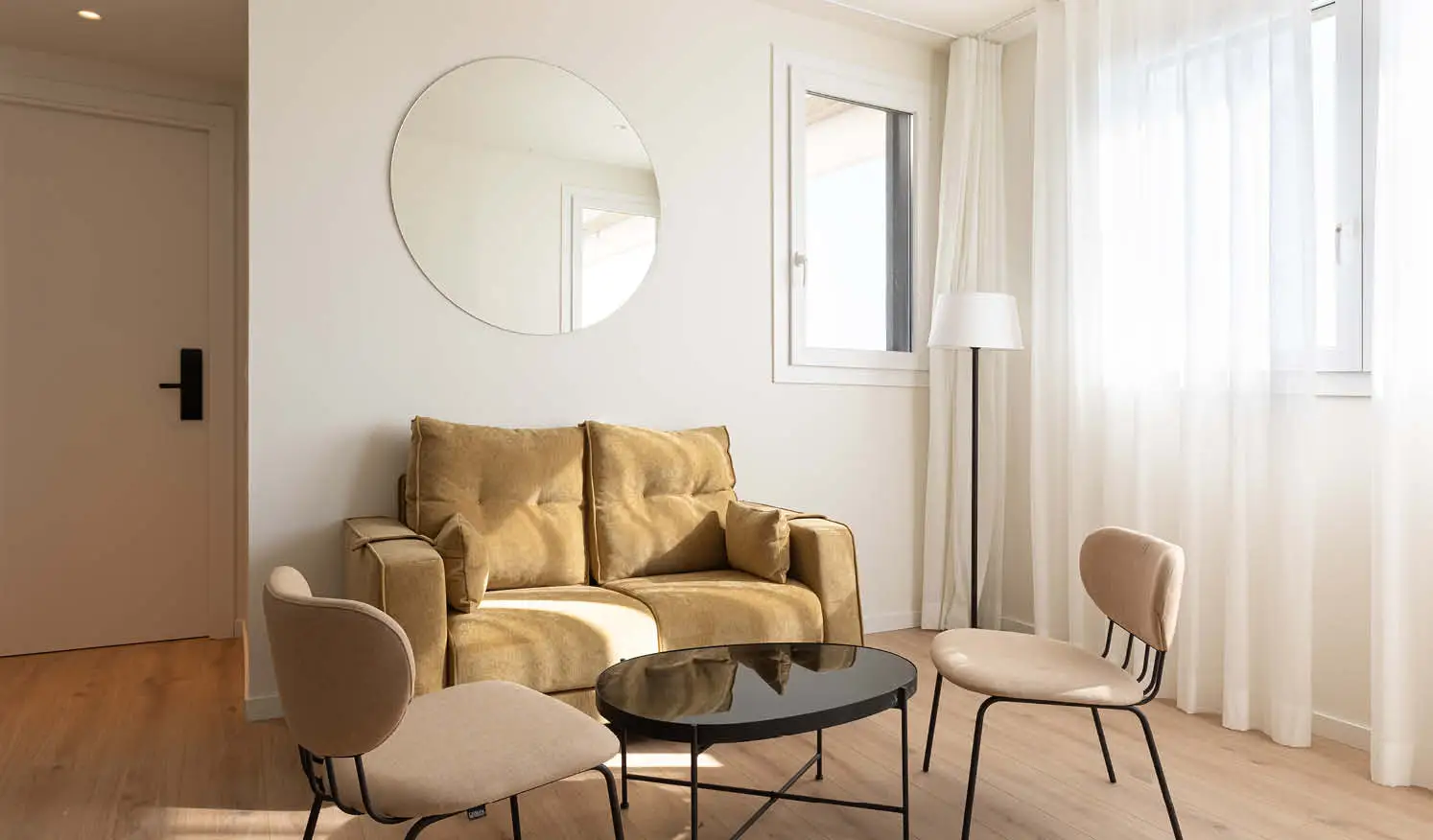 Salón de apartamento compartido en Madrid