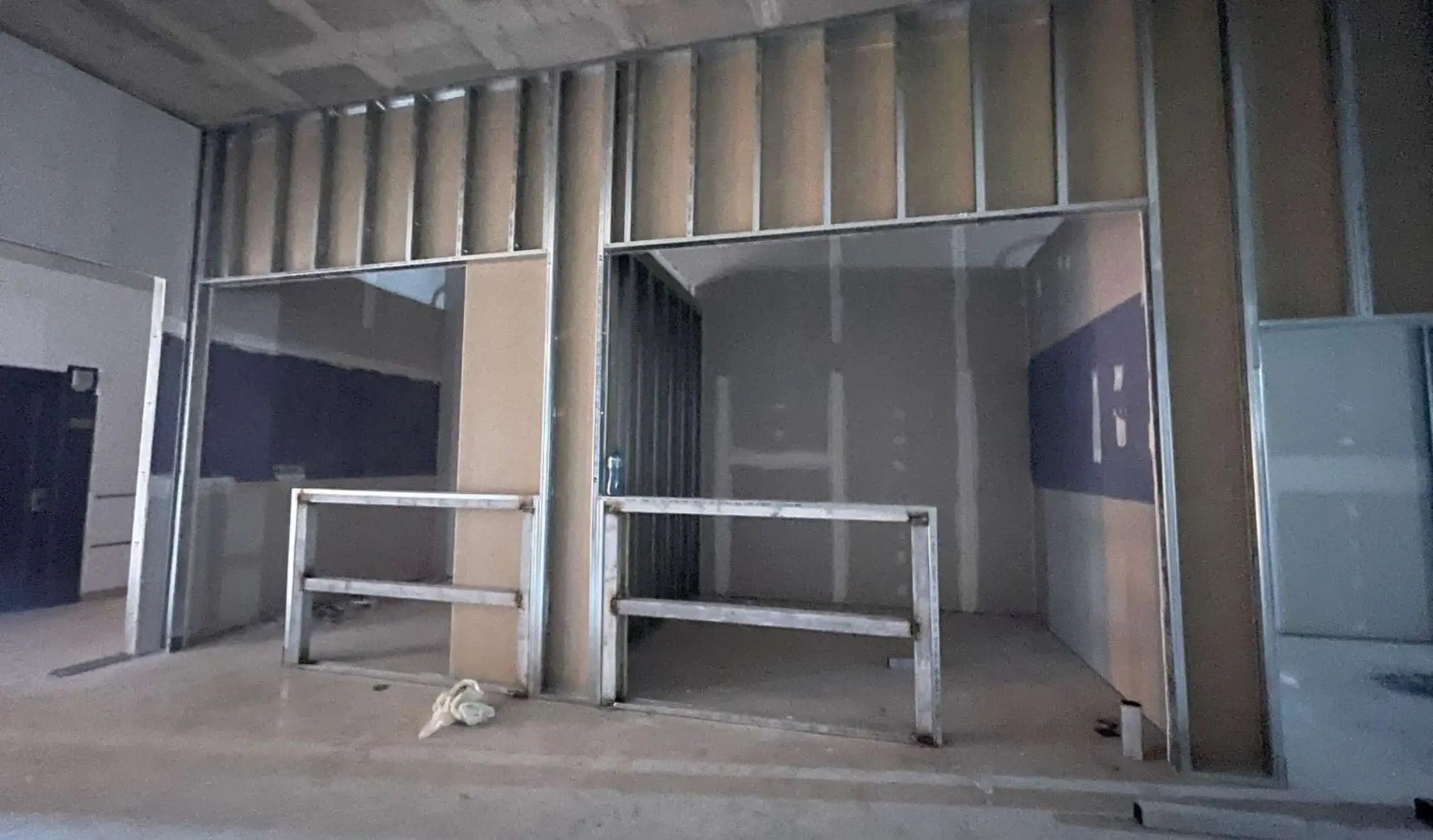 Trabajos de obra en pladur en espacio deportivo en Madrid