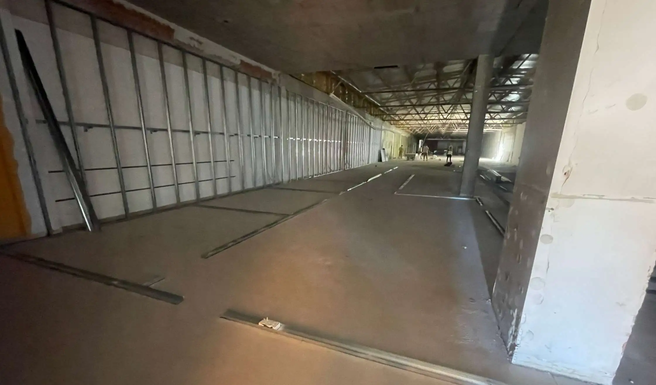 Espacio diáfano en construcción en Fuenlabrada