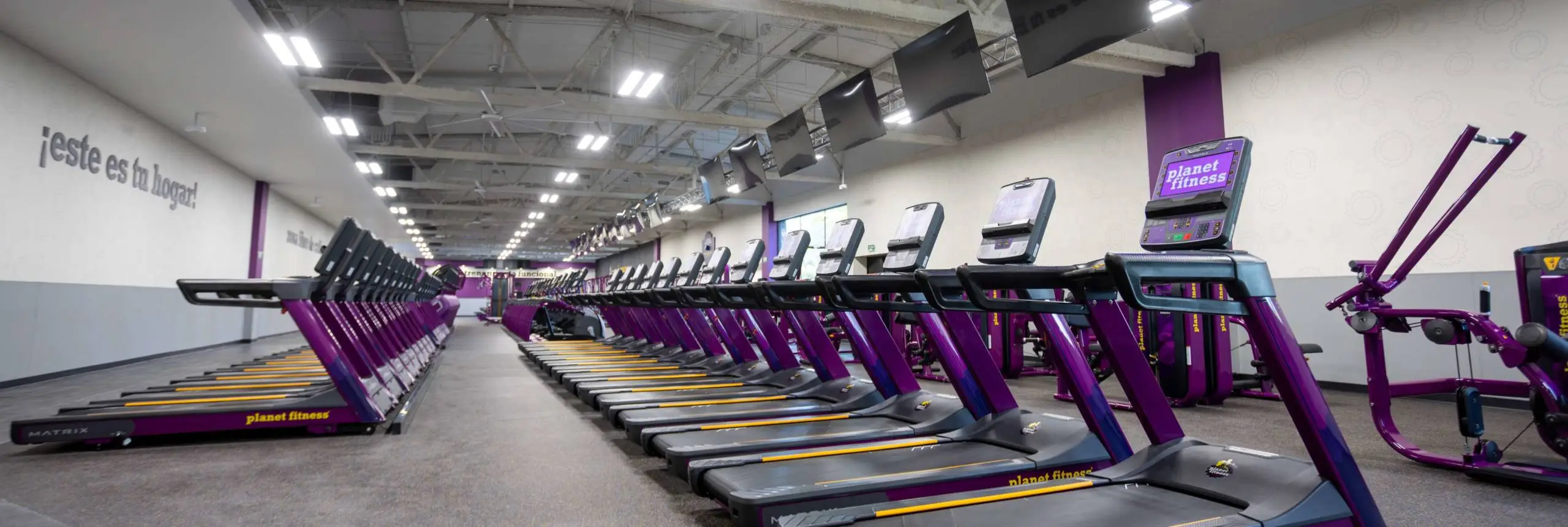 Espacio deportivo amplio con máquinas de gimnasio