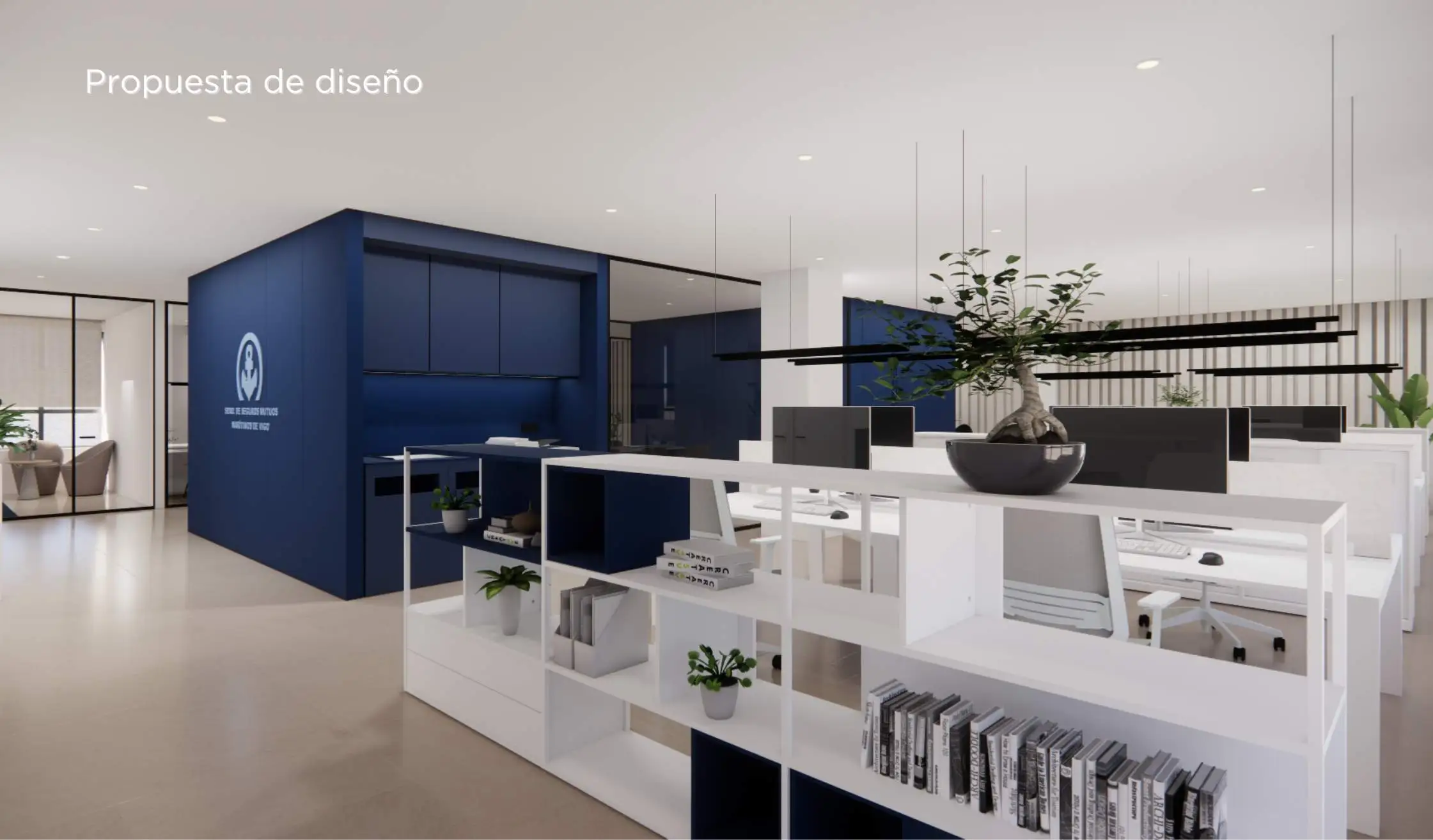 Propuesta de diseño de oficina en el puerto de Vigo