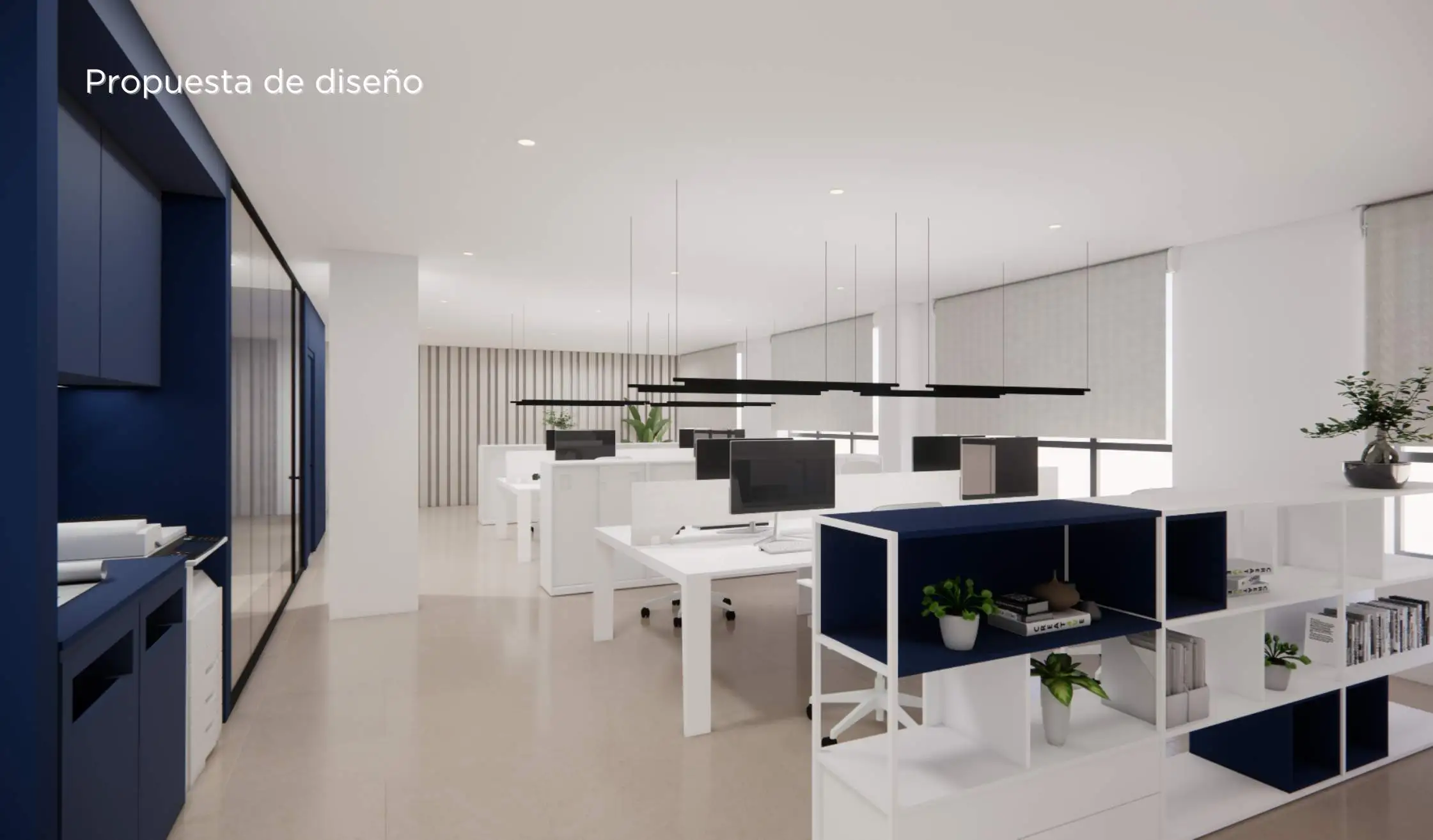 Propuesta de diseño para transformación de oficina mediante renovación