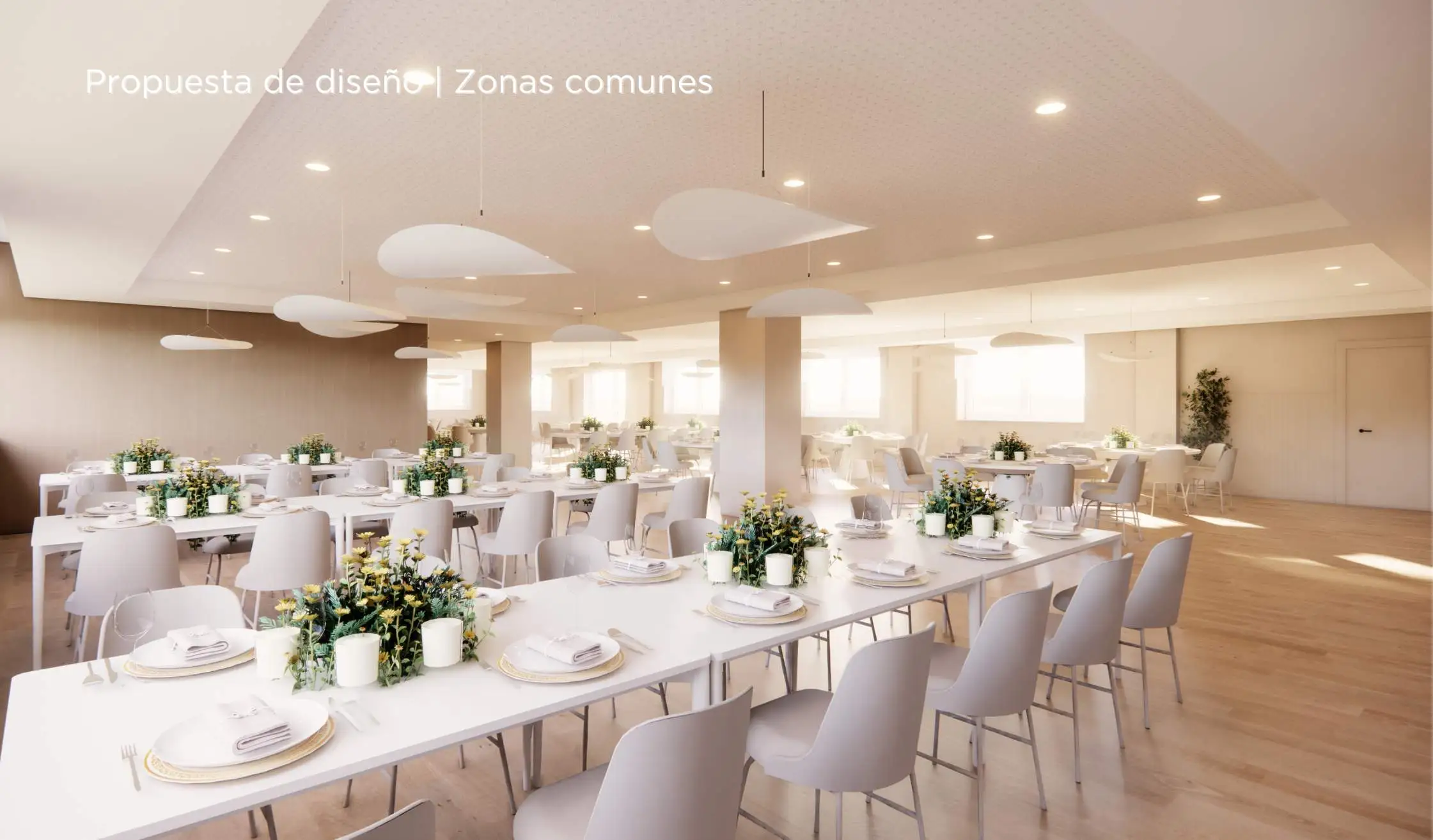 Propuesta de diseño de hotel_Salón de eventos en hotel en Galicia