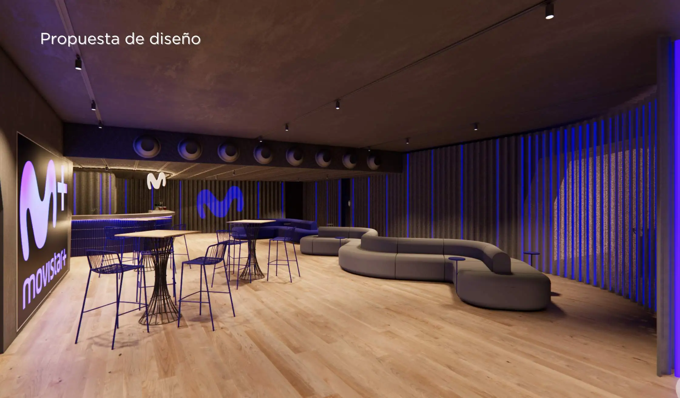 Render propuesta de diseño_Zona de espacio de conciertos en Madrid